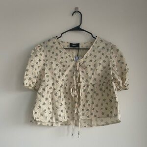 Cider front tie shirt